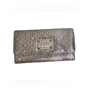 GUESS Metallic Silver Wallet